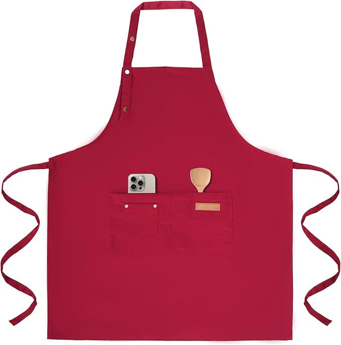 Tosewever Art Aprons for Women Painting Pottery Baking, Mens Buckle Straps by Tosewever
