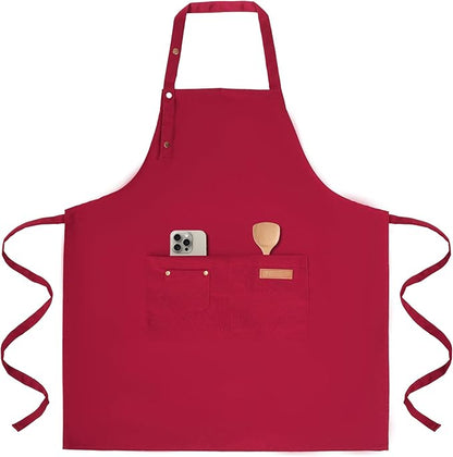 Tosewever Art Aprons for Women Painting Pottery Baking, Mens Buckle Straps by Tosewever