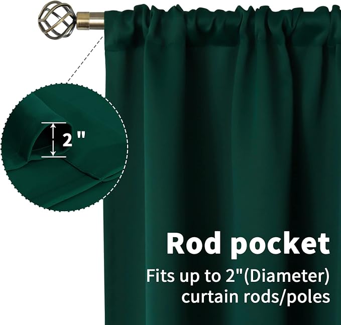 BGment Blackout Curtains 90 Inch Length 2 Panels - Image 5