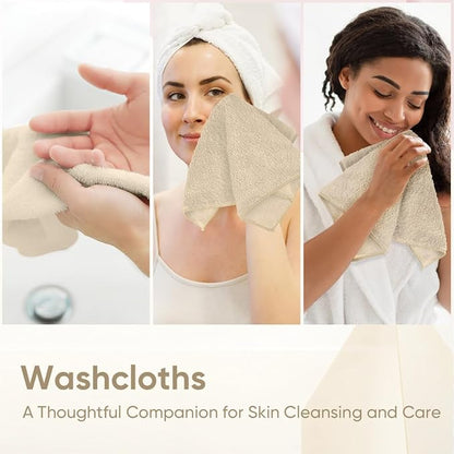 HOMEXCEL Microfiber Washcloths 24 Pack, Highly Absorbent and Soft Face Towel - Image 6