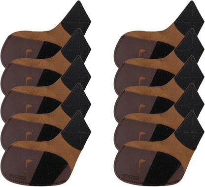 I Golf Iron Headcovers 10pcs PU Fit Both Right-Handed Clubs Golf Club Protector - Image 2