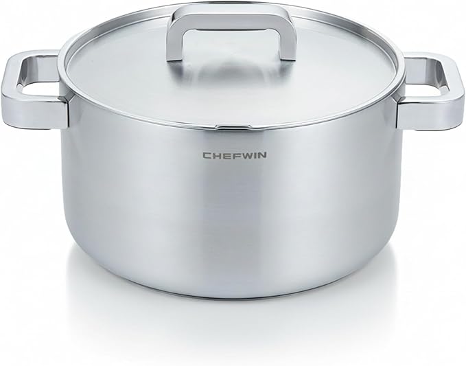 316 Stainless Steel 6 Quart Soup Pot by CHEFWIN