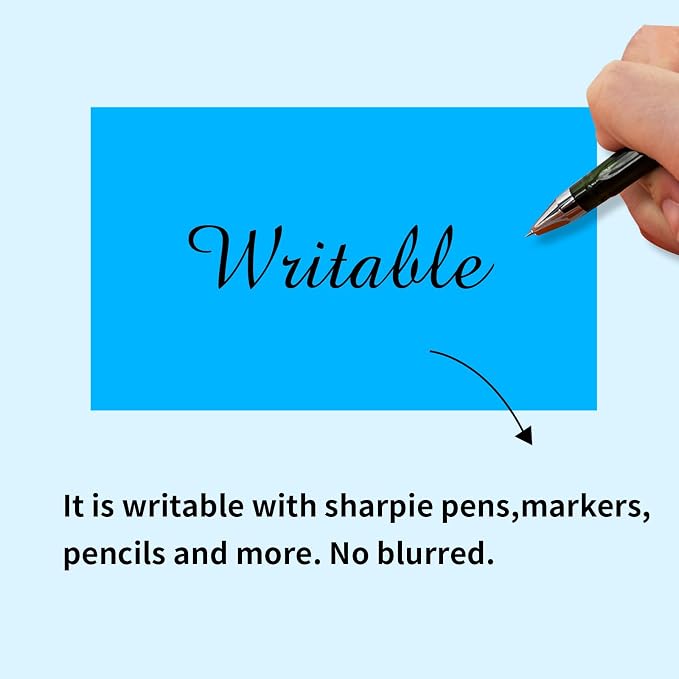 STARLIBOO 3"X5" Rectangle Colored Labels, Removable Moving Labels - Image 4