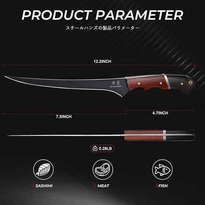 DRGSKL Fish Fillet Knife 7inch - Image 6