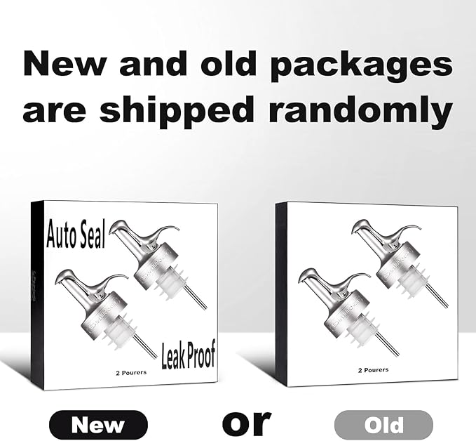Oil Pour Spout, Olive Oil Spouts, Dispenser Pour Spouts for Bottles, Plastic-free, Leak Proof, Vinegar,Wine and Sauce for Kitchen and Bar Accessories-2PCS
