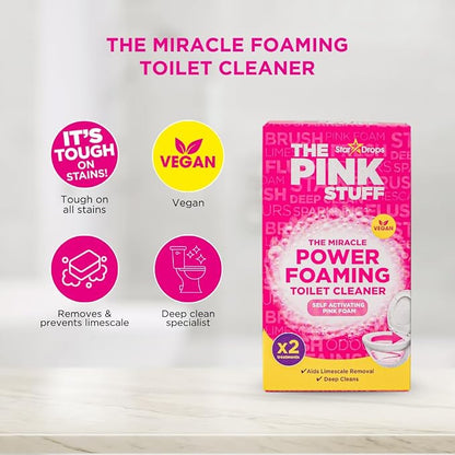 Stardrops The Pink Stuff Miracle Power Foaming Toilet Cleaner – Self-Activating - Image 4