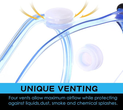 Yunsailing Protective Safety Goggles Lab Over Glasses Clear Anti Fog Eye - Image 6