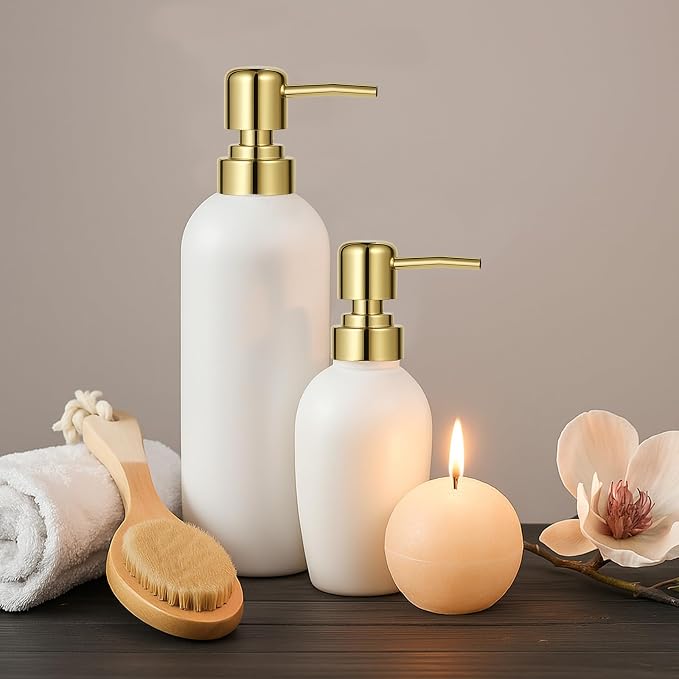 2 Pack Gold Soap Dispenser Pump Replacement Top Dispenser Pumps Refill - Image 7