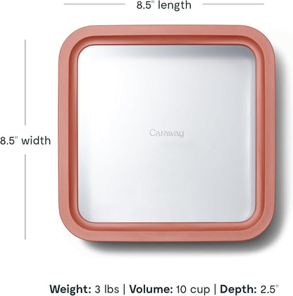 Caraway 6pc Glass Food Storage Set – 10 Cup Food Containers - Image 3