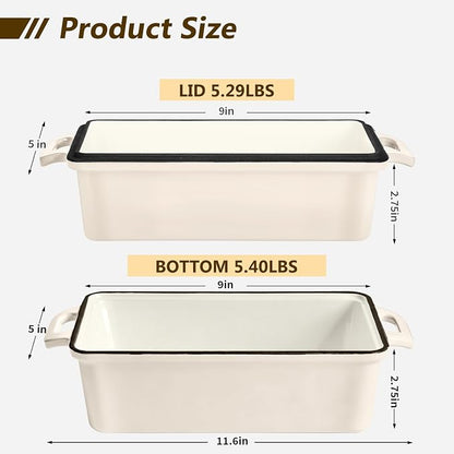 Wildone 2 in 1 Enameled Cast Iron Bread Pan - Image 2