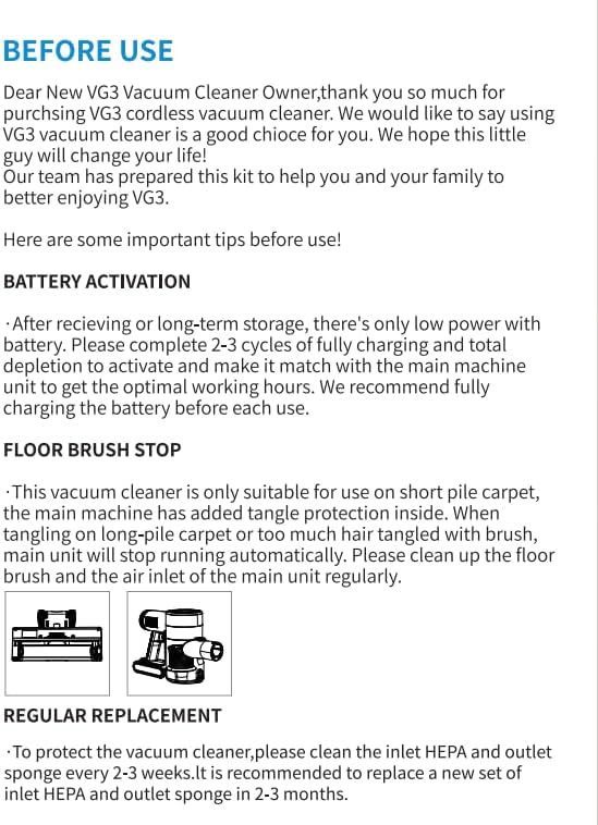 Cordless Vacuum Cleaner, 550W 45KPA 50Min Vacuum Cleaners - Image 7