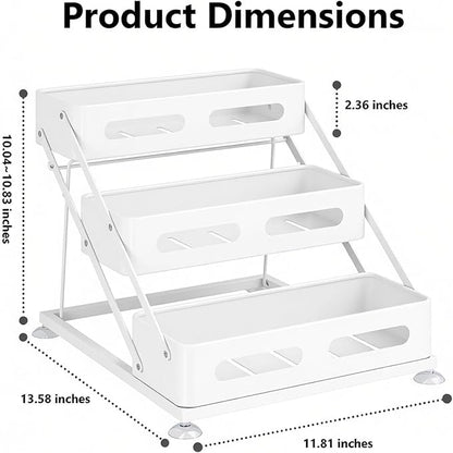 Ceetug 3 Tier Foldable Spice Rack - Image 2