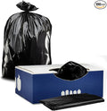 Plasticplace 20-30 Gallon Trash Bags │ 2.0 Mil │ Black Heavy Duty Garbage Can Liners │ 30" x 36" (100 Count)