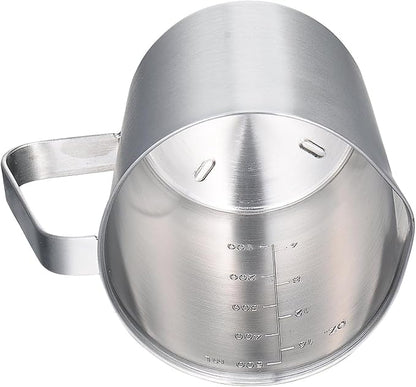 KSENDALO SUS304 Stainless Steel Measuring Cup Pitcher, 16oz/2Cup/500mL Metal - Image 2