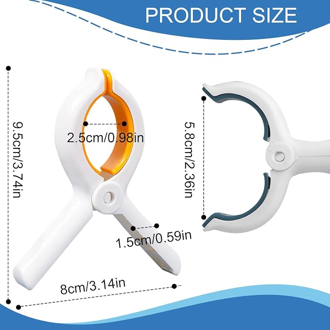 Extra Large Beach Towel Clips 15Pack, Swimming Pool Boat Towel Clips, Increase - Image 5