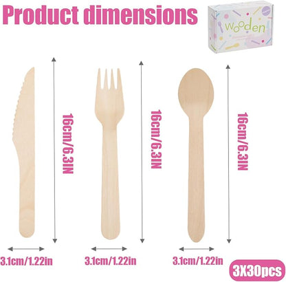 Wooden Utensils Set - Image 2