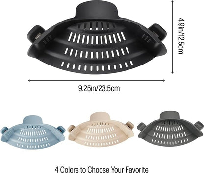 Silicone Pot Strainer, Emptycolor Adjustable Clip On Strainer - Image 2