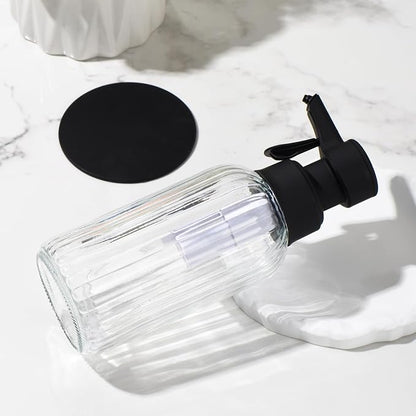 Automatic Foaming Soap Dispenser, 17oz Clear Glass Hand Soap Dispenser - Image 6
