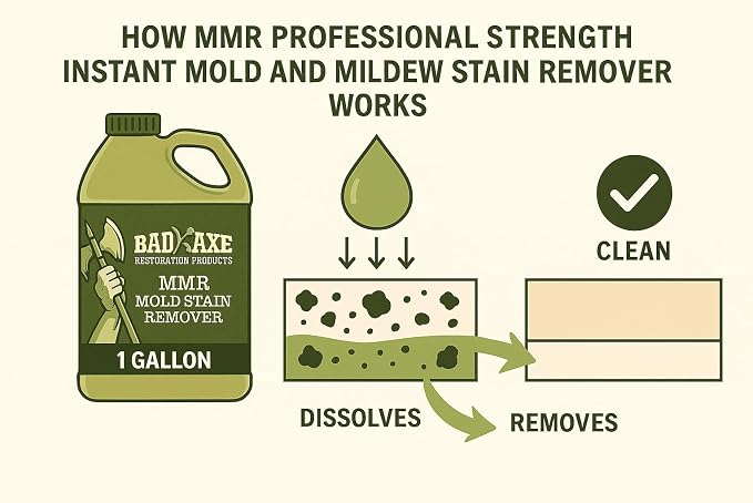 Bad Axe MMR Instant Mold Stain and Mildew Stain Remover - Image 5