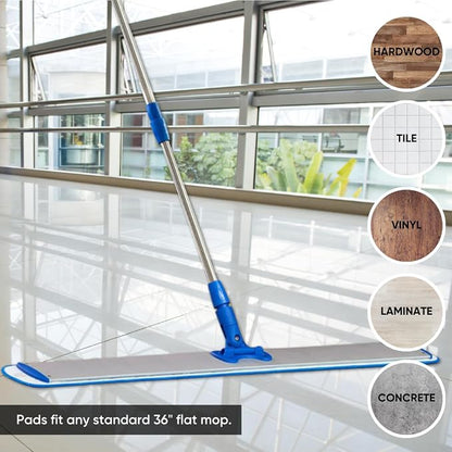 36" Microfiber Wet Mop Pad - Image 5