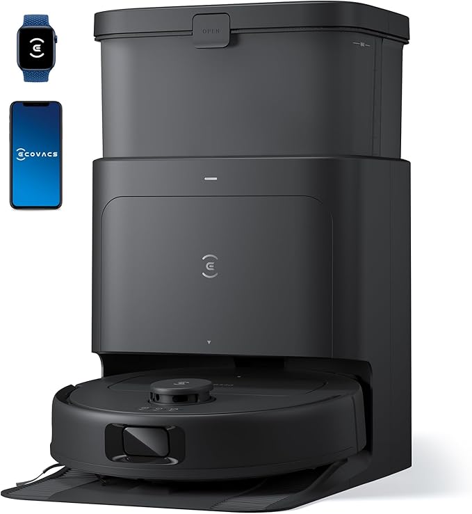 ECOVACS DEEBOT N30 Omni Robot Vacuum and Mop, 10000Pa Suction, TruEdge Adaptive by ECOVACS