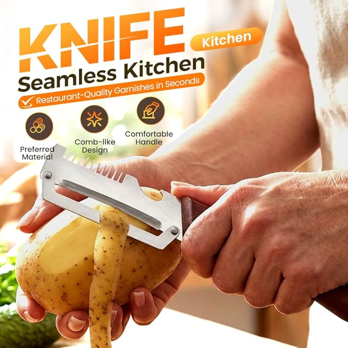 Vegetable Peeler, 2026 Upgrade Multifunctional Stainless Steel Peeler, - Image 2