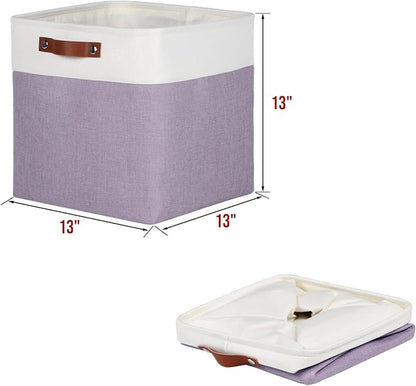 Univivi 13 x 13 x13 Cube Storage Baskets Storage Bins - Image 4