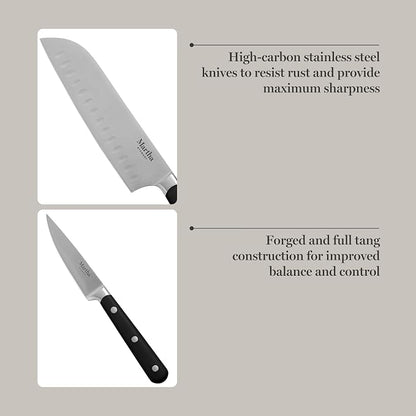 Martha Stewart Eastwalk 14 Piece High Carbon Stainless Steel Cutlery Knife - Image 4