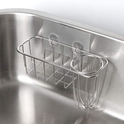 HULISEN 3-in-1 Sponge Holder for Kitchen Sink - Image 2