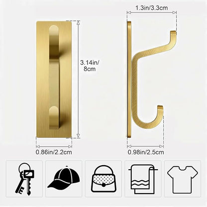 pickpiff Wall Hooks for Coat and Towel: 13LB Adhesive Door Hanger Stick on - Image 4