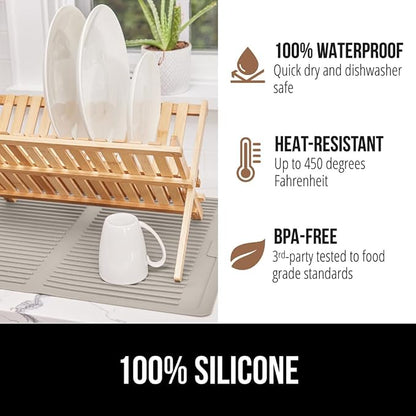 GORILLA GRIP 100% BPA-Free Patented Silicone Dish Drying Mat - Image 4