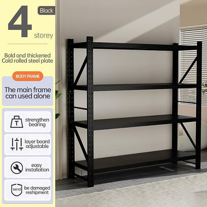 Storage Shelves Heavy Duty, Metal Garage Shelving Units, 4 Tier Storage Rack - Image 3