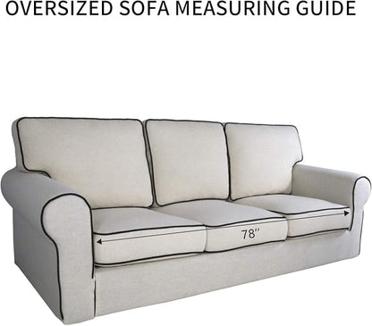 PureFit Reversible Quilted Sofa Cover, Water Resistant Slipcover Furniture - Image 6
