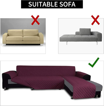 Easy-Going Sofa Slipcover L Shape Sofa Cover Sectional Couch Cover Furniture - Image 4