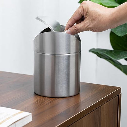 Mini Trash Can, Tiny Desktop Trash Bin - Image 4