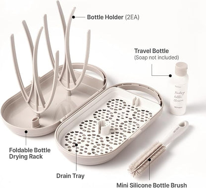 MOTHER-K Travel Baby Bottle Drying Rack Set - Image 2