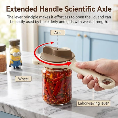 4-in-1 Jar Opener for Seniors -Adjustable Lid Opener - Image 8