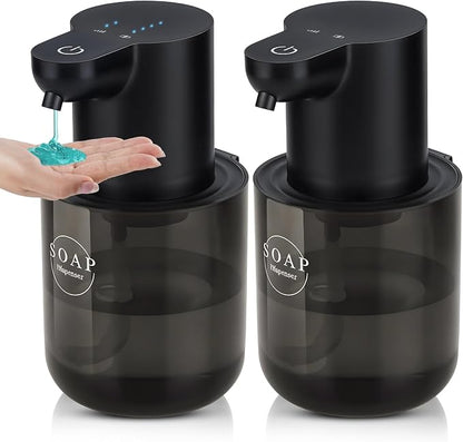 2 Pack Automatic Soap Dispenser, Touchless Automatic Liquid Soap Dispenser by VZZNN