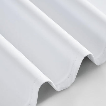 PONY DANCE White Total Blackout Curtains 84 inch Length 2 Panels Set, 100% - Image 5