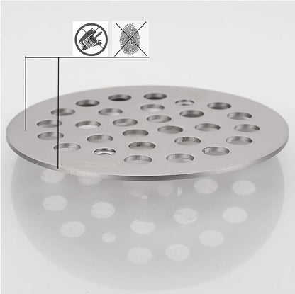 4-Inch Screw-in Shower Drainer Cover Replacement Floor Strainer Floor Drain - Image 5