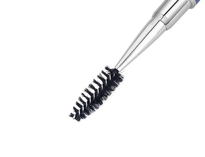 2PCS Mascara Brushes Eyebrow Eyelash Brushes Mascara Wands Applicators Eye Brushes Portable Cosmetic Brushes with Cap Spoolies Brushes for Eyelash Extensions and Eyebrows, Pink