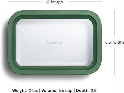 Caraway 6pc Glass Food Storage Set – 6.6 Cup Food Containers - Image 3