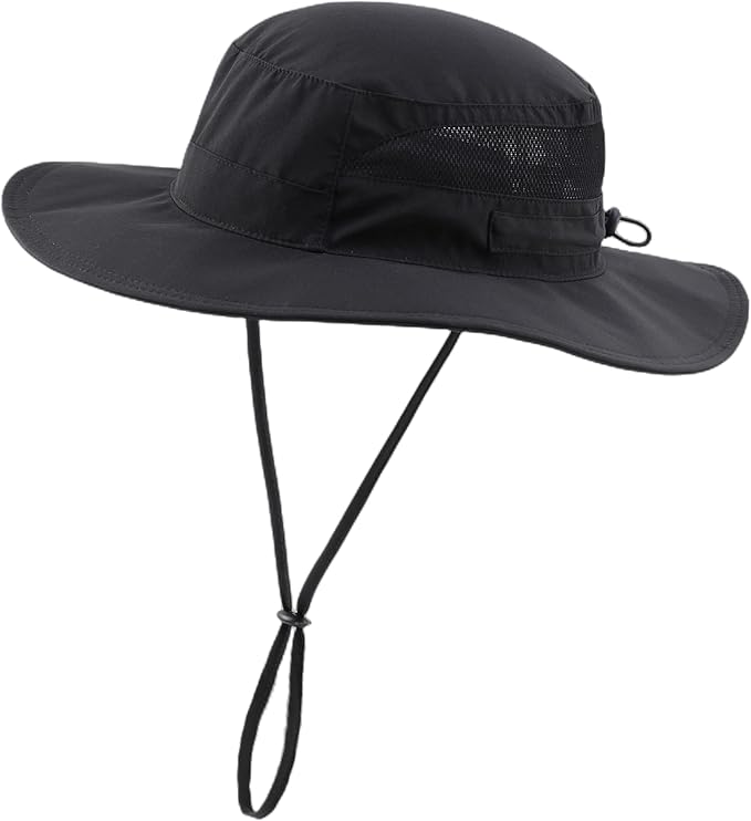 Connectyle Women's UPF 50+ Sun Hat UV Protection Wide Brim Bucket Hat Summer Beach Hats Fishing Hiking Outdoor Safari Hats