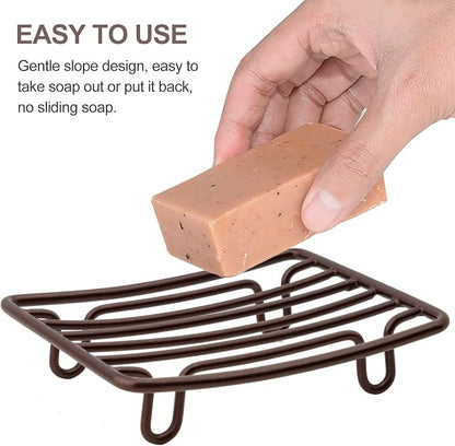 Bar Soap Dish Holder for Shower Bathroom Stainless Steel Rust Proof Self - Image 4