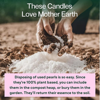 LILY LADUE Sand Candle Kit - 1Lb/16Oz Pearled Candles Sand and Wicks - Image 7