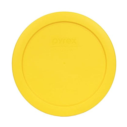 Pyrex 7201-PC 4 Cup Meyer Lemon Yellow Food Storage Replacement Lids - Image 2