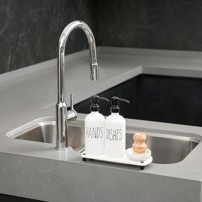 MOMEEMO White Soap Dispenser Set Comes - Image 5