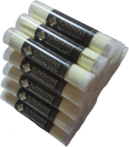 Sunshine 25 Polishing Cloths Jewelry Cleaner Tube Silver Brass Gold Copper by CRAFTWIRE
