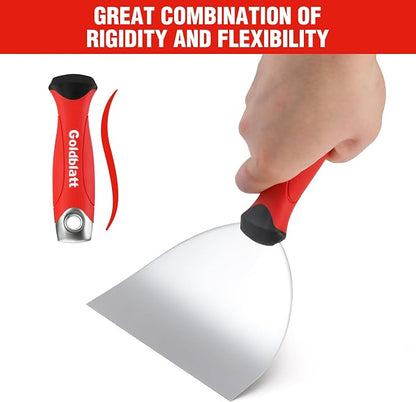 Goldblatt 6" Putty Knife, Stainless Steel Scraping Paint, Putty Knife Scraper - Image 3
