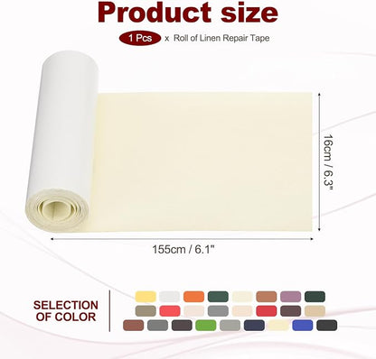 PATIKIL Leather Patches Tape for Furniture, 6.3 x 61 Inch Self Adhesive Vinyl - Image 2